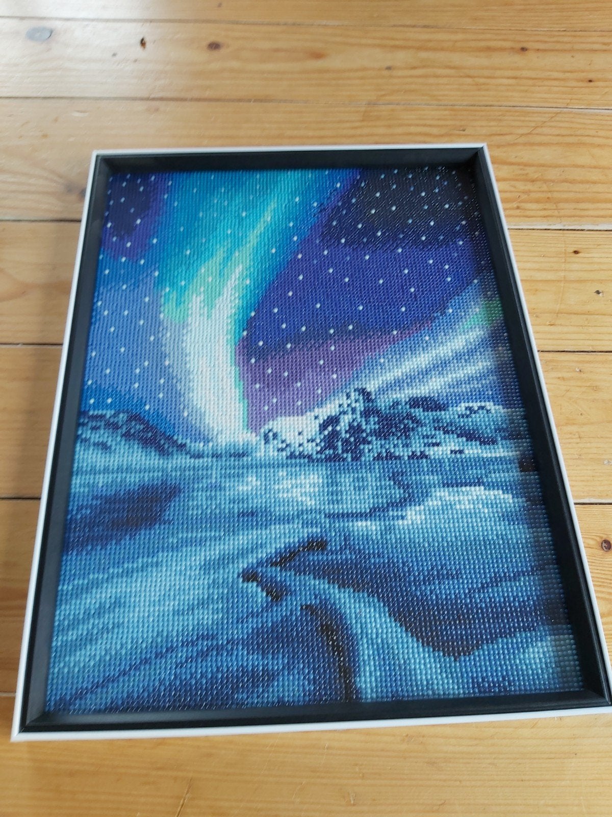 noorderlicht daimond paiting schilderij, Ophalen