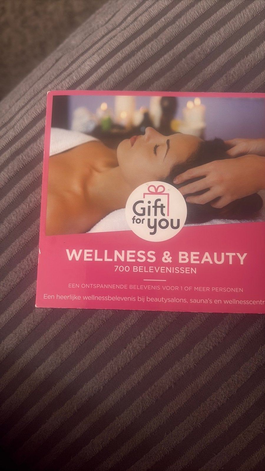 Wellness&beauty cadeaubon saldo 50 vraagprijs 20, Ophalen of Verzenden, Zo goed als nieuw