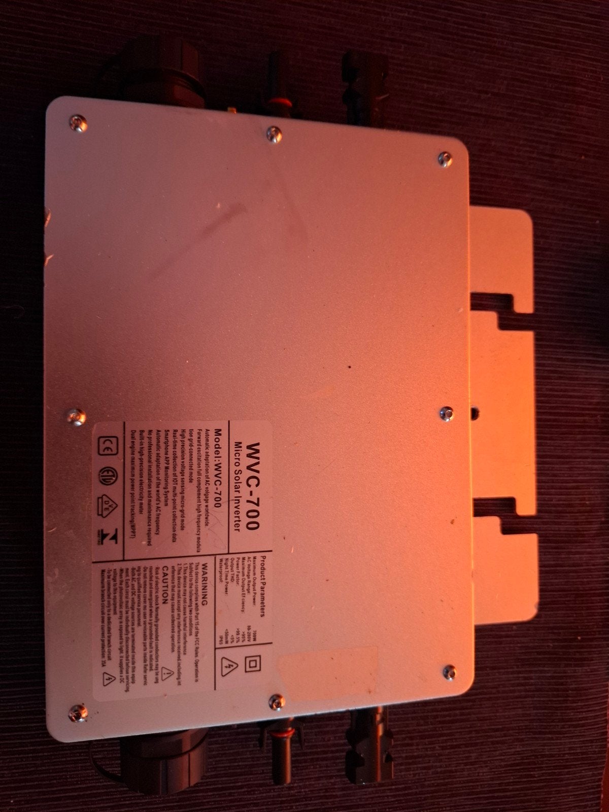 WVC-700 Micro Solar Inverter - Zo goed als nieuw, Ophalen, Zo goed als nieuw