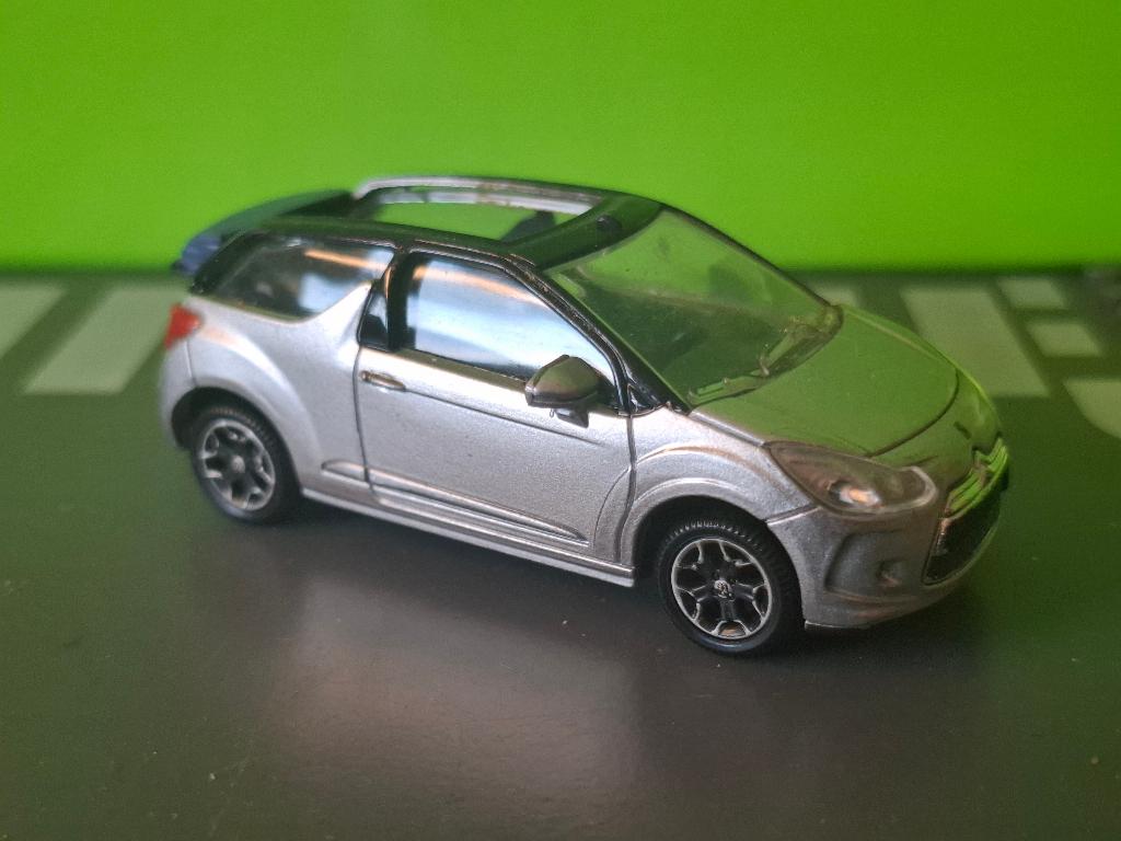 Norev - Citroën DS3 Cabrio [zilver] 1/55, Ophalen of Verzenden, Gebruikt, Auto