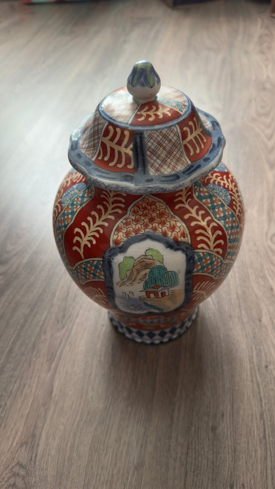 Antieke Regout Maastricht Imari Gemberpot, Ophalen