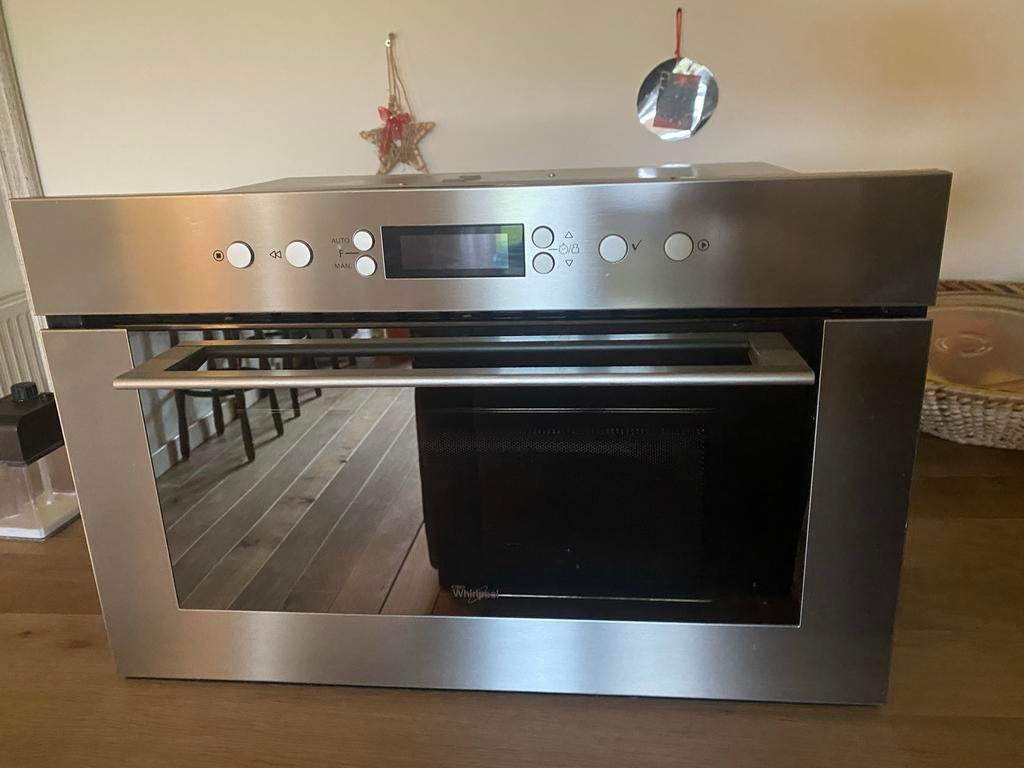 Whirlpool AMW 755 IX Inbouw Oven - RVS, Witgoed en Apparatuur, Ovens, 45 tot 60 cm, Gebruikt, Oven, Hete lucht