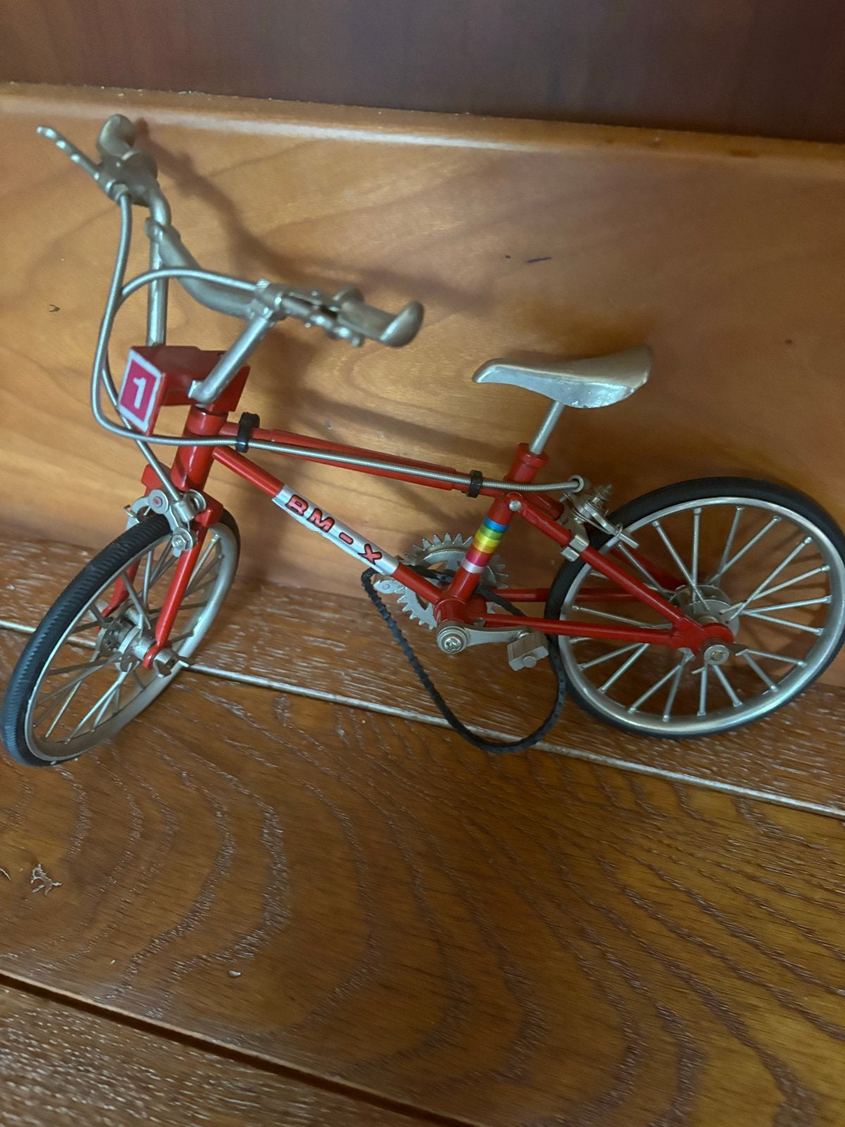 Zeldzame Die-Cast Metal BMX Mini Fiets Schaal 1:6 Roze Regen, Zo goed als nieuw, Ophalen, Overige merken, Groter dan 1:32