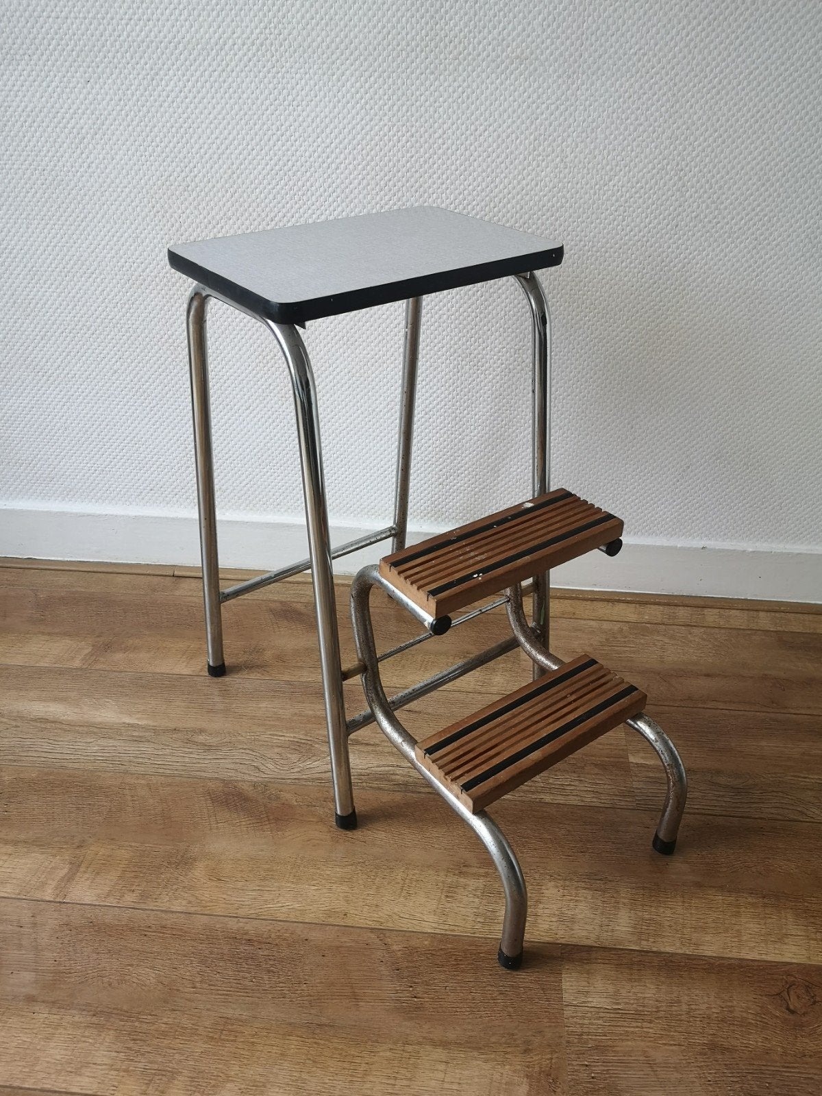 vintage keukentrapje, Ophalen, Gebruikt, Hout