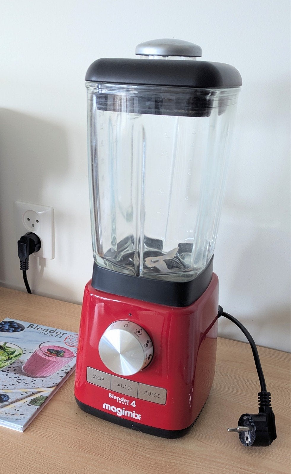 Magimix Power Blender 4 - Rood - Zo goed als nieuw, Witgoed en Apparatuur, Ophalen of Verzenden, Zo goed als nieuw