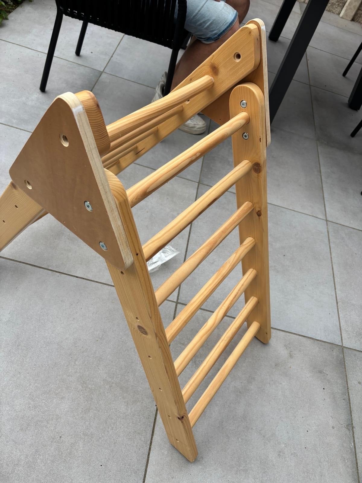 Houten Klimrek / Pikler Driehoek voor Kinderen, Ophalen, Zo goed als nieuw, Klimwand
