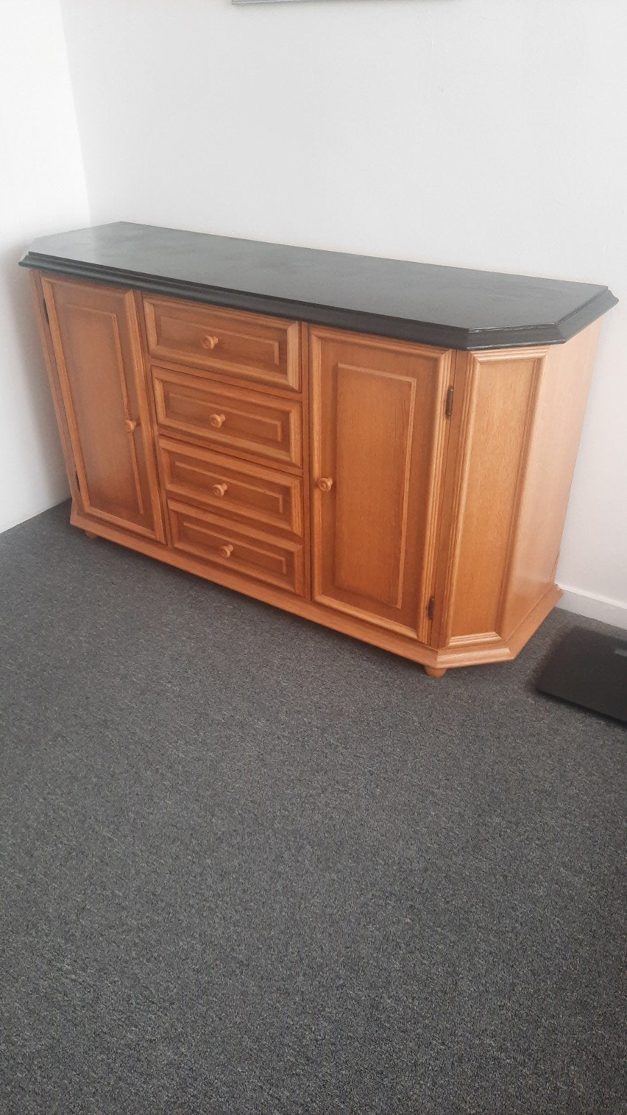 Oud grenen dressoir - 145x45x80 cm, Huis en Inrichting, Kasten | Dressoirs, Ophalen, Gebruikt, 100 tot 150 cm, Grenenhout