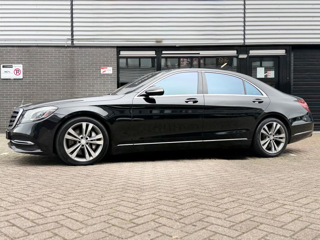 Mercedes-Benz S-klasse 500 Lang Prestige Plus,vollllll, Verwarming stoelen achter, Achterwielaandrijving, Gebruikt, Zwart