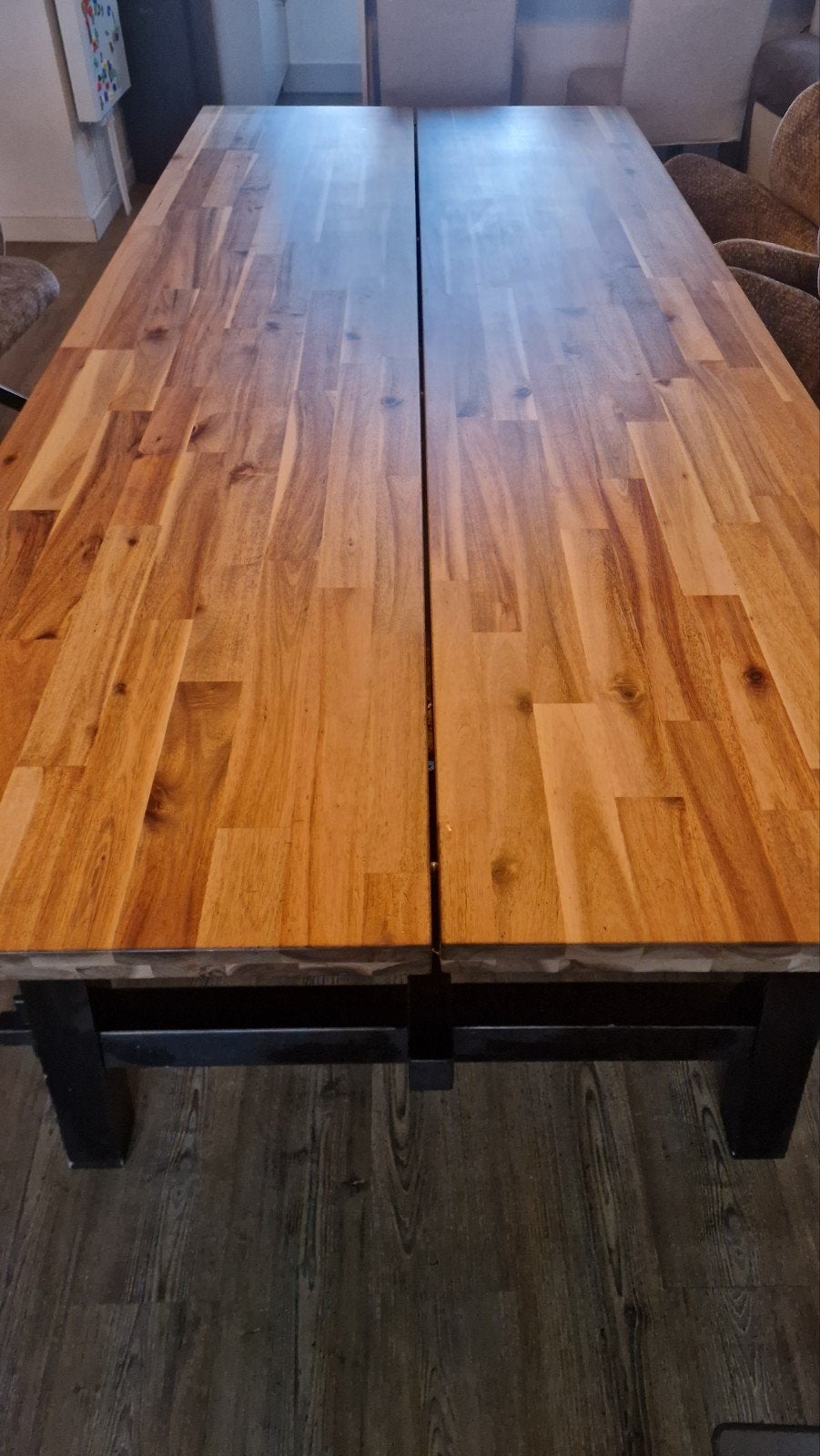 IKEA skogsta tafel, Ophalen, Gebruikt, 100 tot 150 cm, 200 cm of meer
