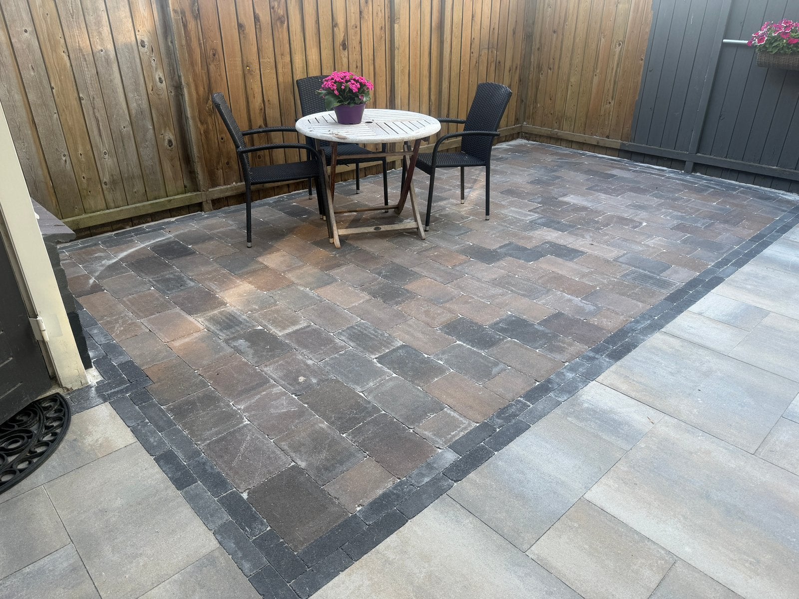 Walnut Tubleton 8m2 20x30x6cm  getrommeld nieuw, Tuin en Terras, Ophalen, Nieuw, 5 tot 10 m², Beton