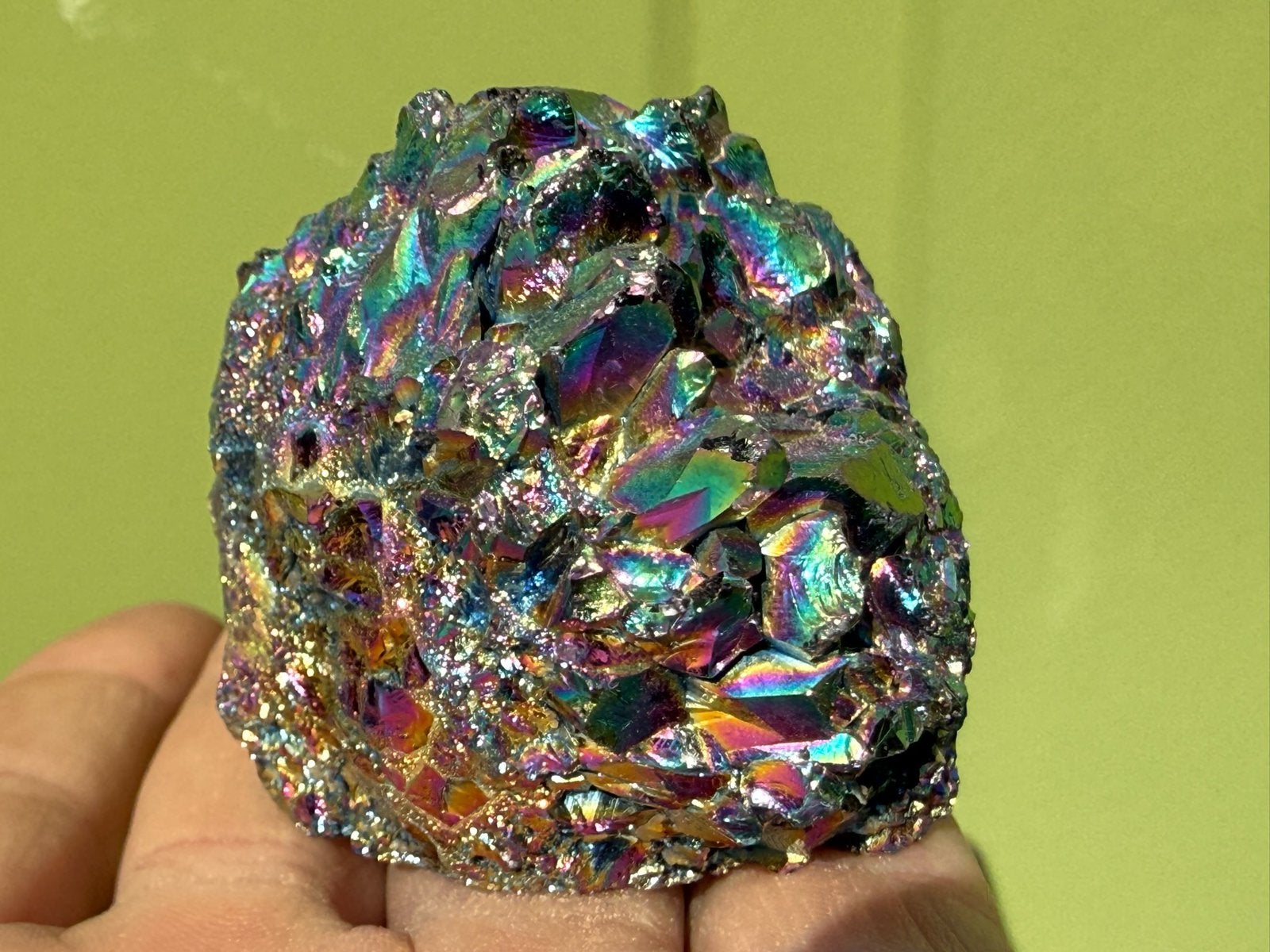 Titanium Aura Kwarts mineralen, Verzamelen, Ophalen of Verzenden, Mineraal