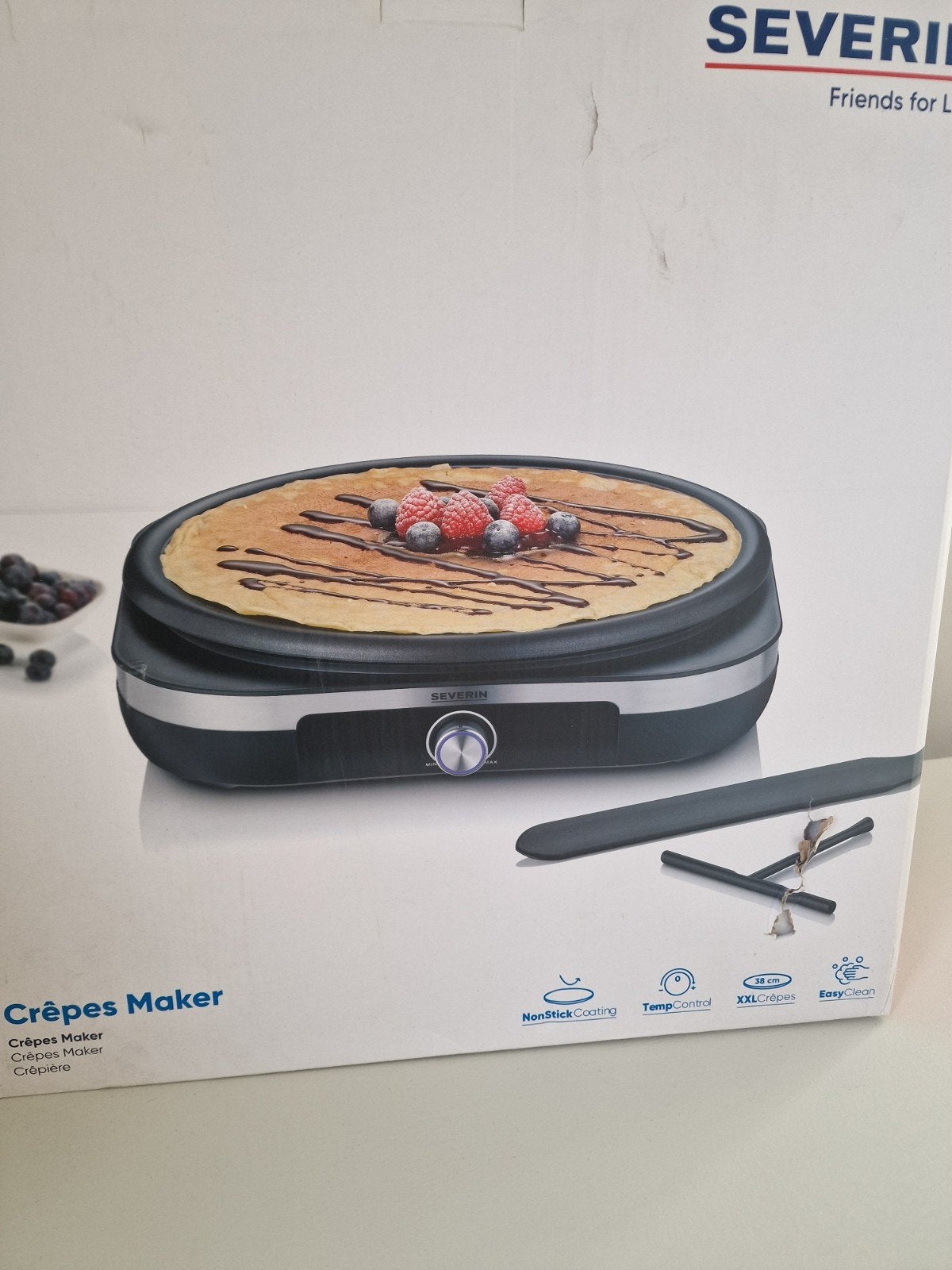 Severin Crêpes Maker CM 2199 - Nieuw in doos, Ophalen of Verzenden, Nieuw