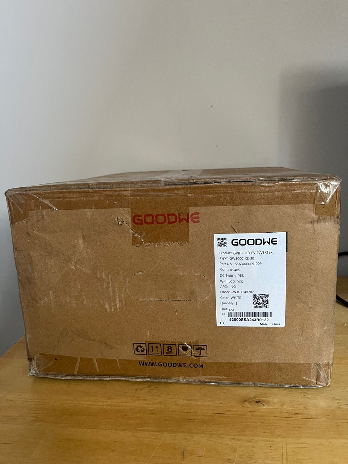 GOODWE GRID-TIED PV INVERTER GW3000-XS-30, Ophalen of Verzenden, Nieuw, Overige typen