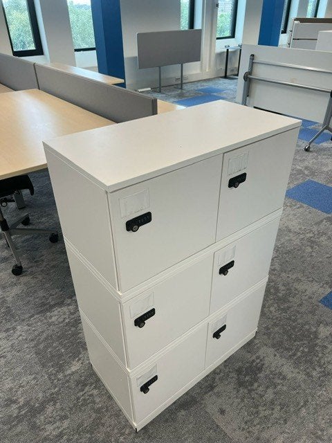 29x Locker met 6 vakken en Lehmann slot – 80  43  H118 cm, Ophalen of Verzenden, Zo goed als nieuw
