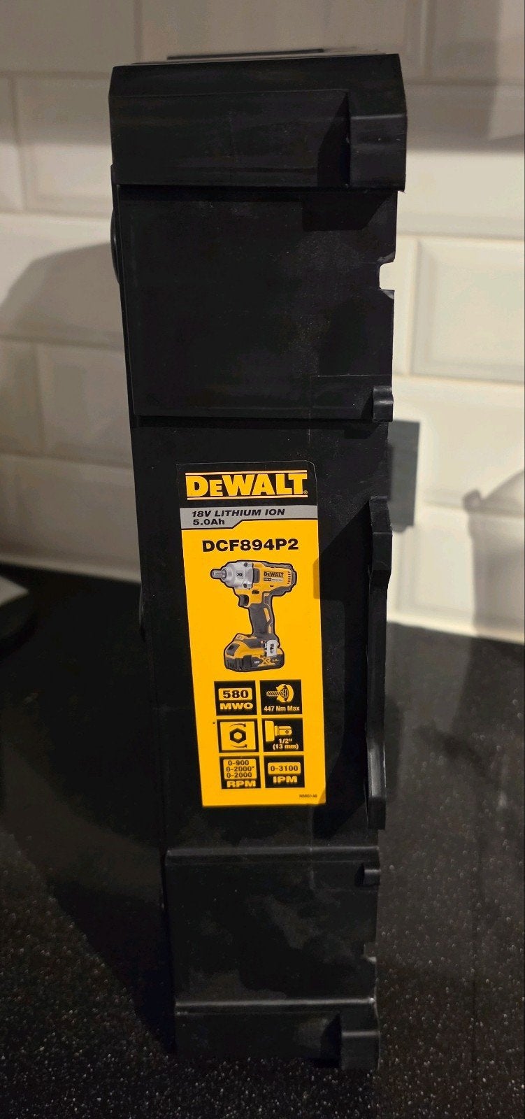 DeWalt T-STAK | Inzet voor slagmoersleutel | DCF894P2, Ophalen of Verzenden, Nieuw