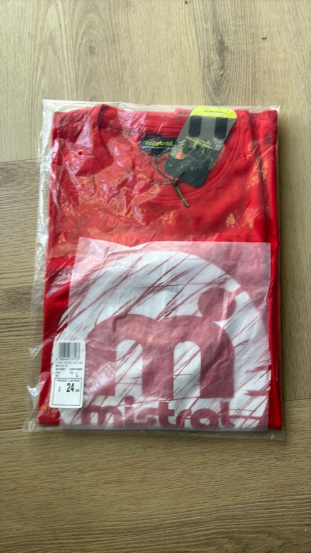 Rood maat L mistral t- shirt, Ophalen of Verzenden, Nieuw, Maat 52/54 (L), Rood