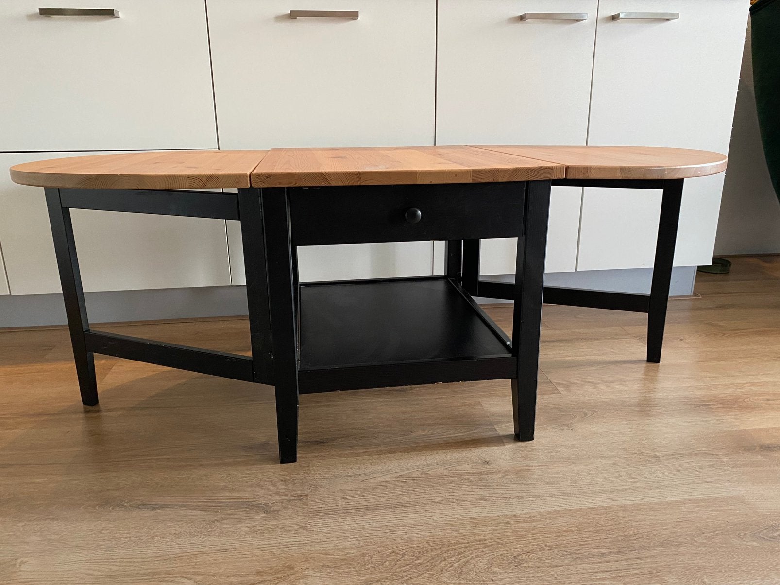 IKEA Arkelstorp koffietafel uitklapbaar, Huis en Inrichting, Tafels | Salontafels, Ophalen, 50 – 75, Gebruikt, 100 tot 150 cm