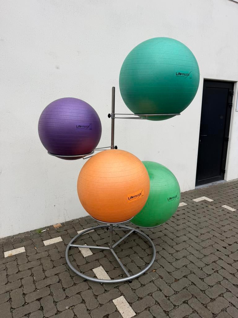 Lifemaxx set gym ballen, Sport en Fitness, Fitnessmaterialen, Ophalen, Zo goed als nieuw, Overige typen