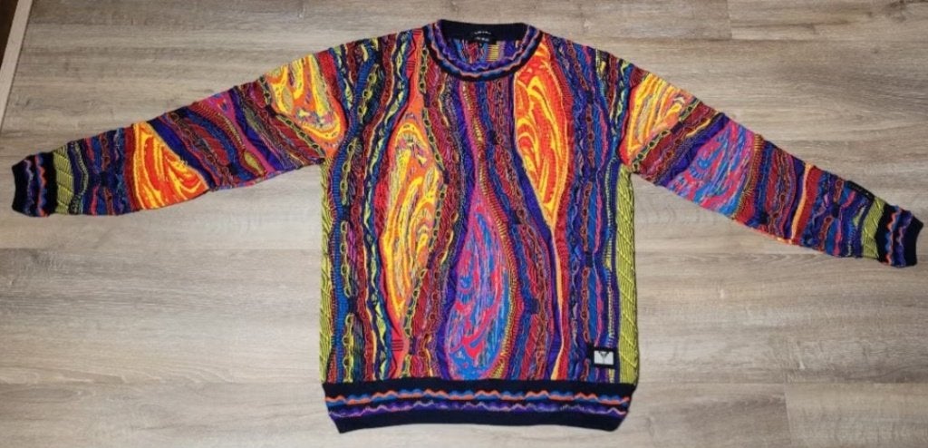 Carlo Colucci Made in Italy 3D Knit Trui – Maat M, Ophalen of Verzenden, Zo goed als nieuw, Maat 48/50 (M), Meerkleurig