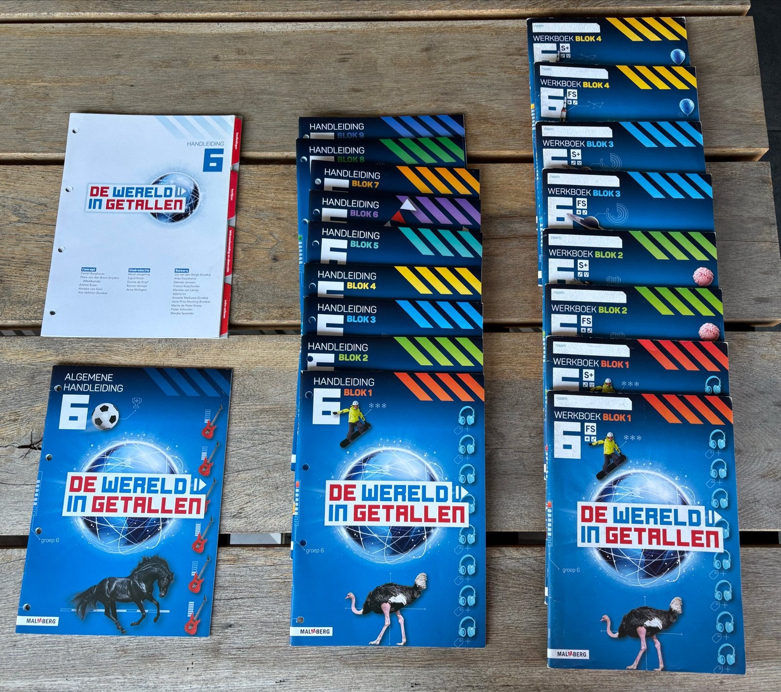 Handleiding en Werkboeken groep 6 Wereld in Getallen 5.0, Boeken, Schoolboeken, Ophalen of Verzenden, Zo goed als nieuw, Overige niveaus