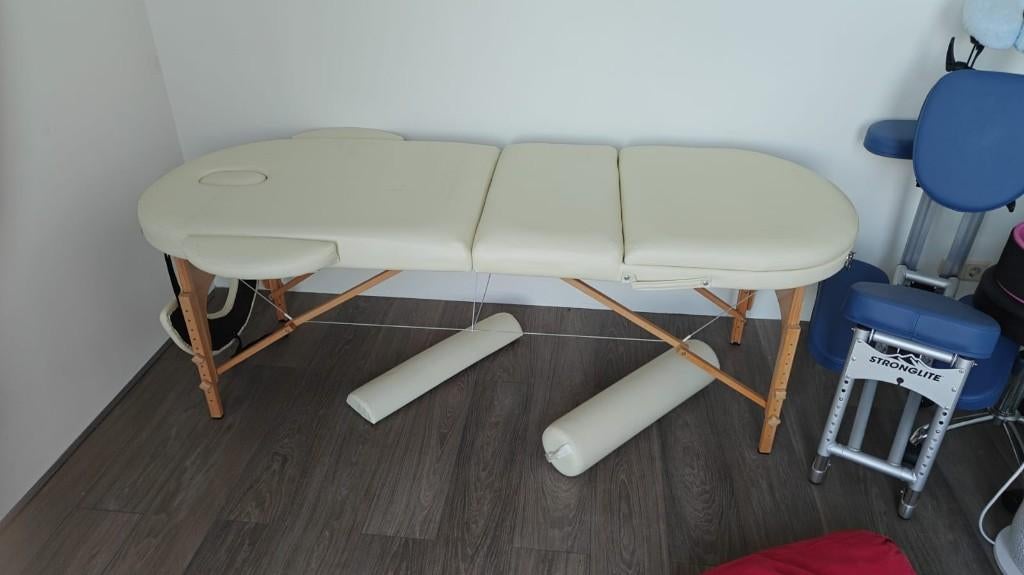Massagetafel met tas, Sport en Fitness, Massageproducten, Ophalen, Gebruikt, Massagetafel