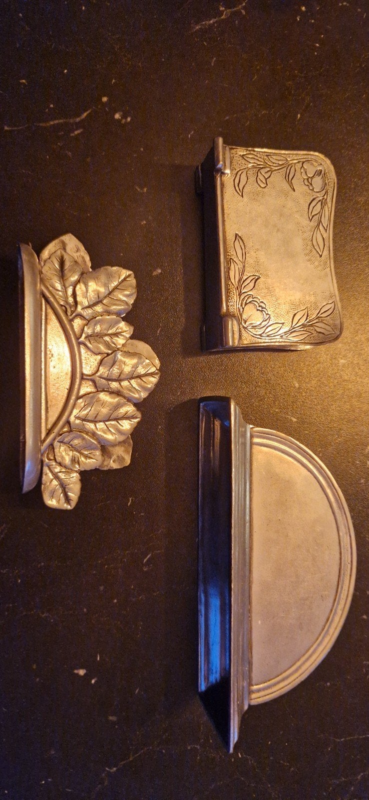 Set van 3 tinnen brievenhouders 95% – Metawa, SKS Design, Ét, Ophalen of Verzenden