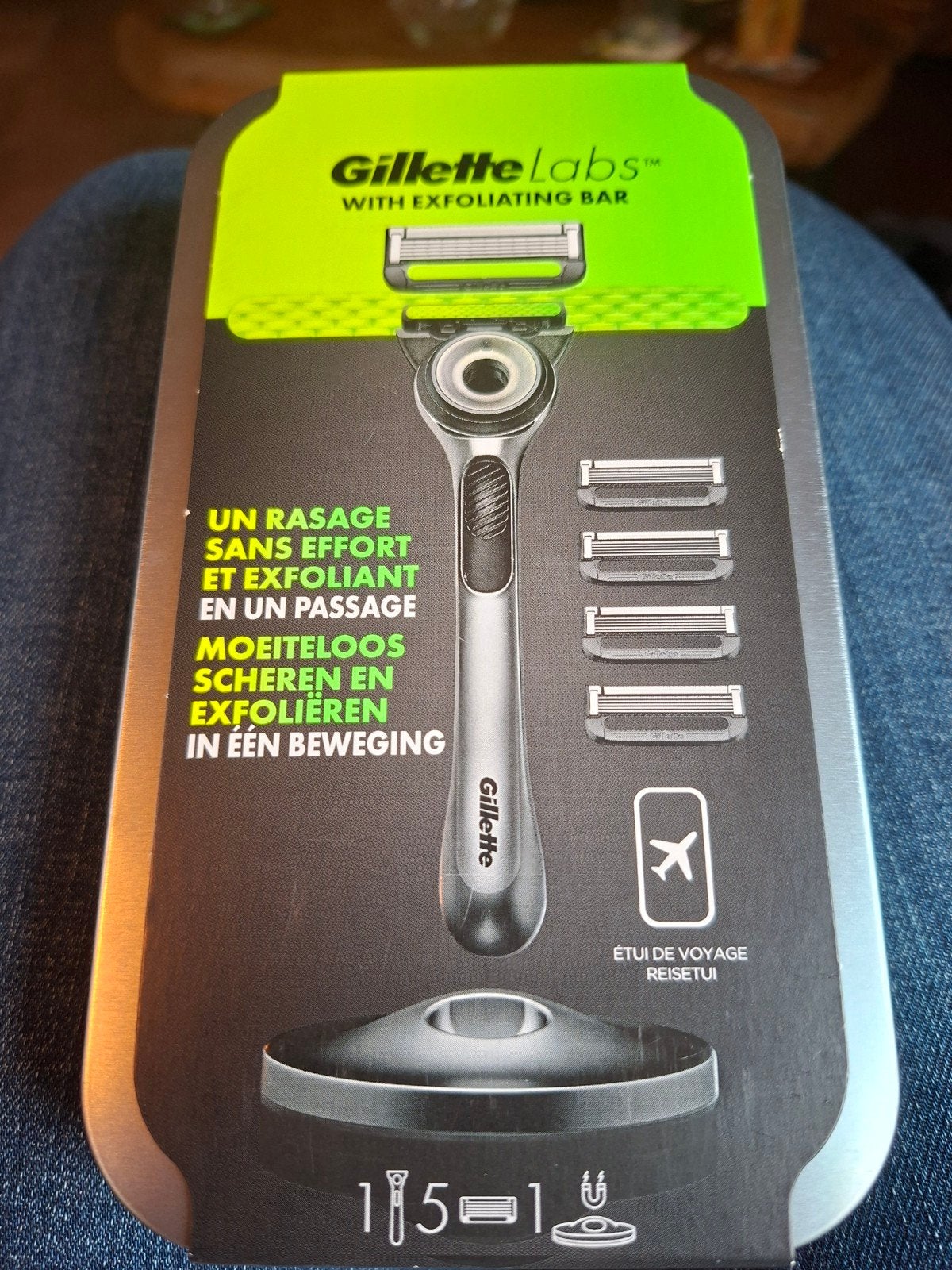 Gillette Labs Scheermes met Exfoliërende Strip + 5 Mesjes, Ophalen of Verzenden