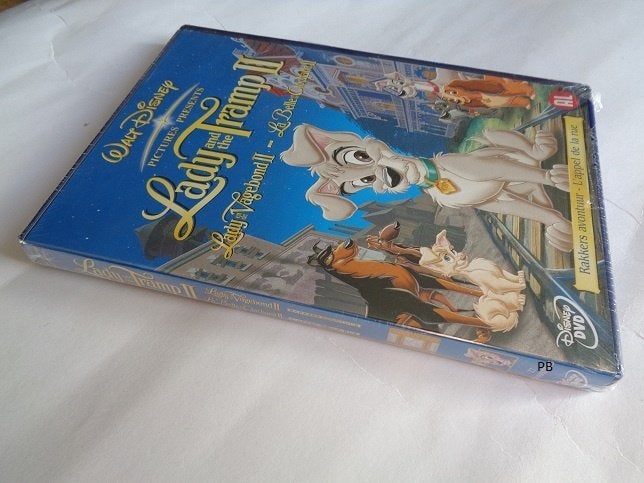 Walt Disney Lady en de Vagebond 2 (Rakkers Avontuur), Tekenfilm, Nederlands, Ophalen of Verzenden, Zo goed als nieuw
