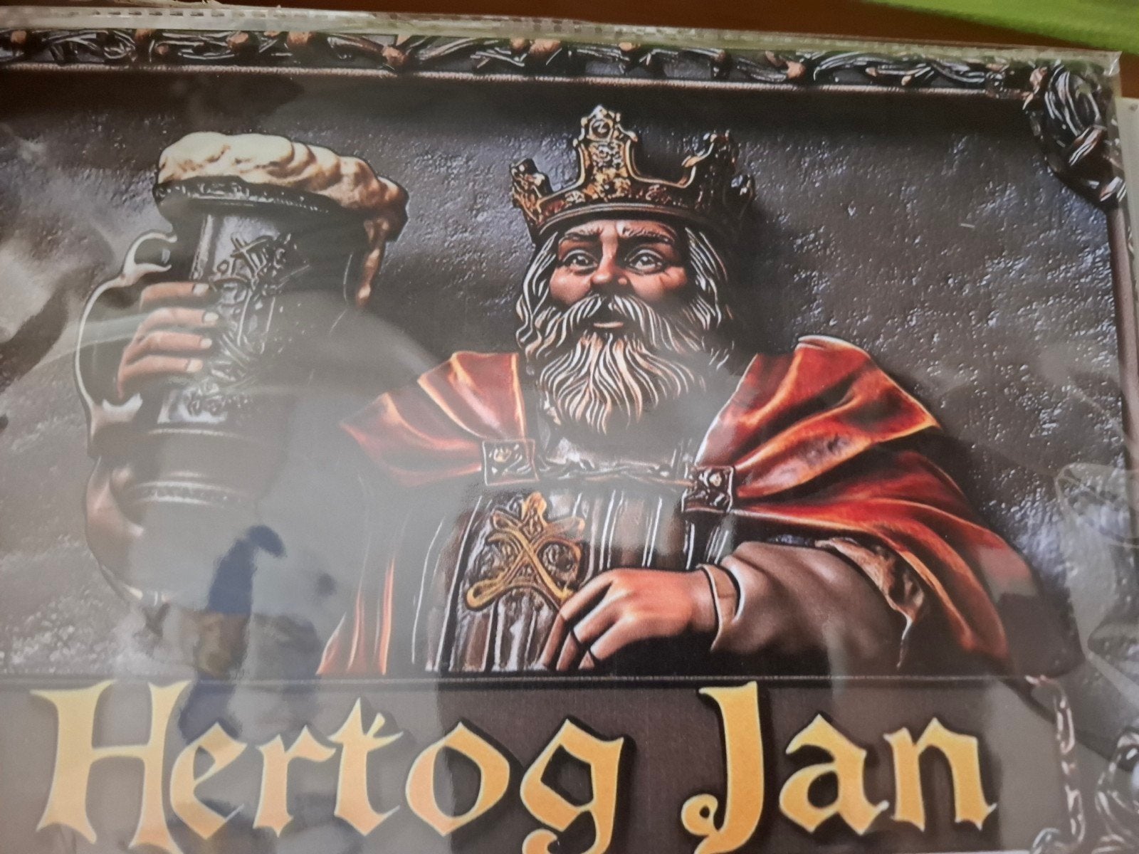 Mooi & bijzondere wanddecoratiebord van Hertog Jan,  nieuw, Ophalen of Verzenden, Nieuw, Reclamebord, Plaat of Schild, Hertog Jan