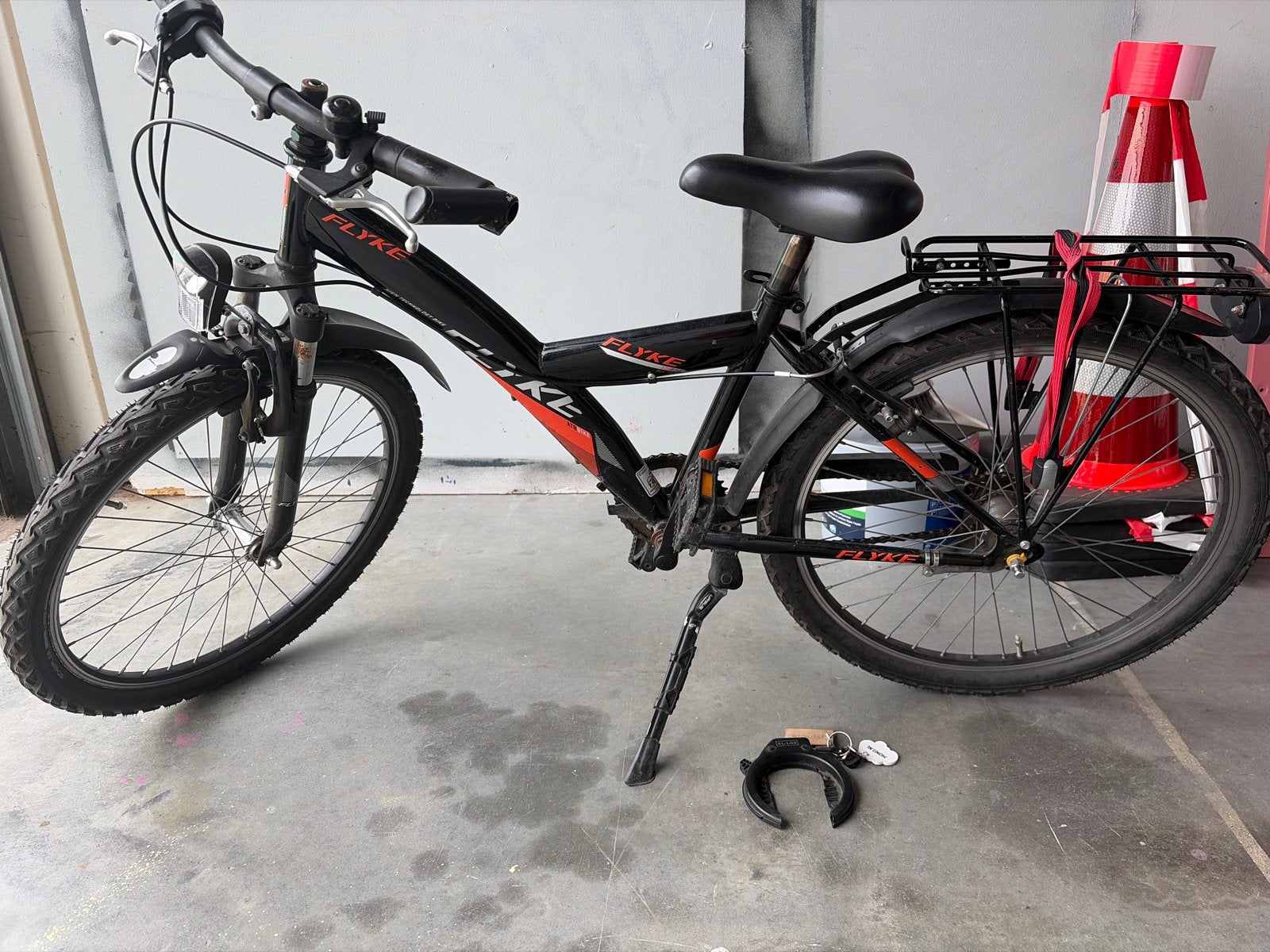 Flyke fiets, onderhoud nodig, incl. slot, Fietsen en Brommers, Ophalen, Gebruikt, 20 inch of meer