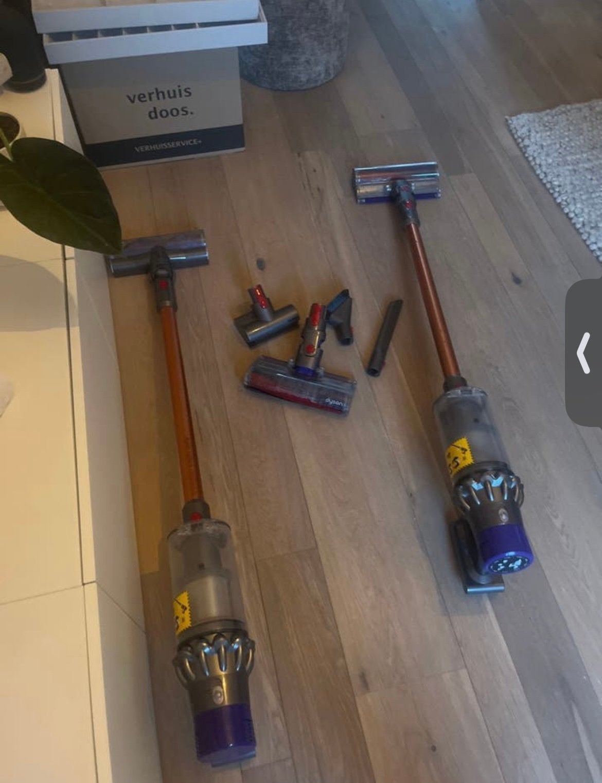 Dyson V12 Detect Slim steelstofzuiger met accessoires, Witgoed en Apparatuur, Gebruikt, Draadloos, Ophalen of Verzenden, Dyson