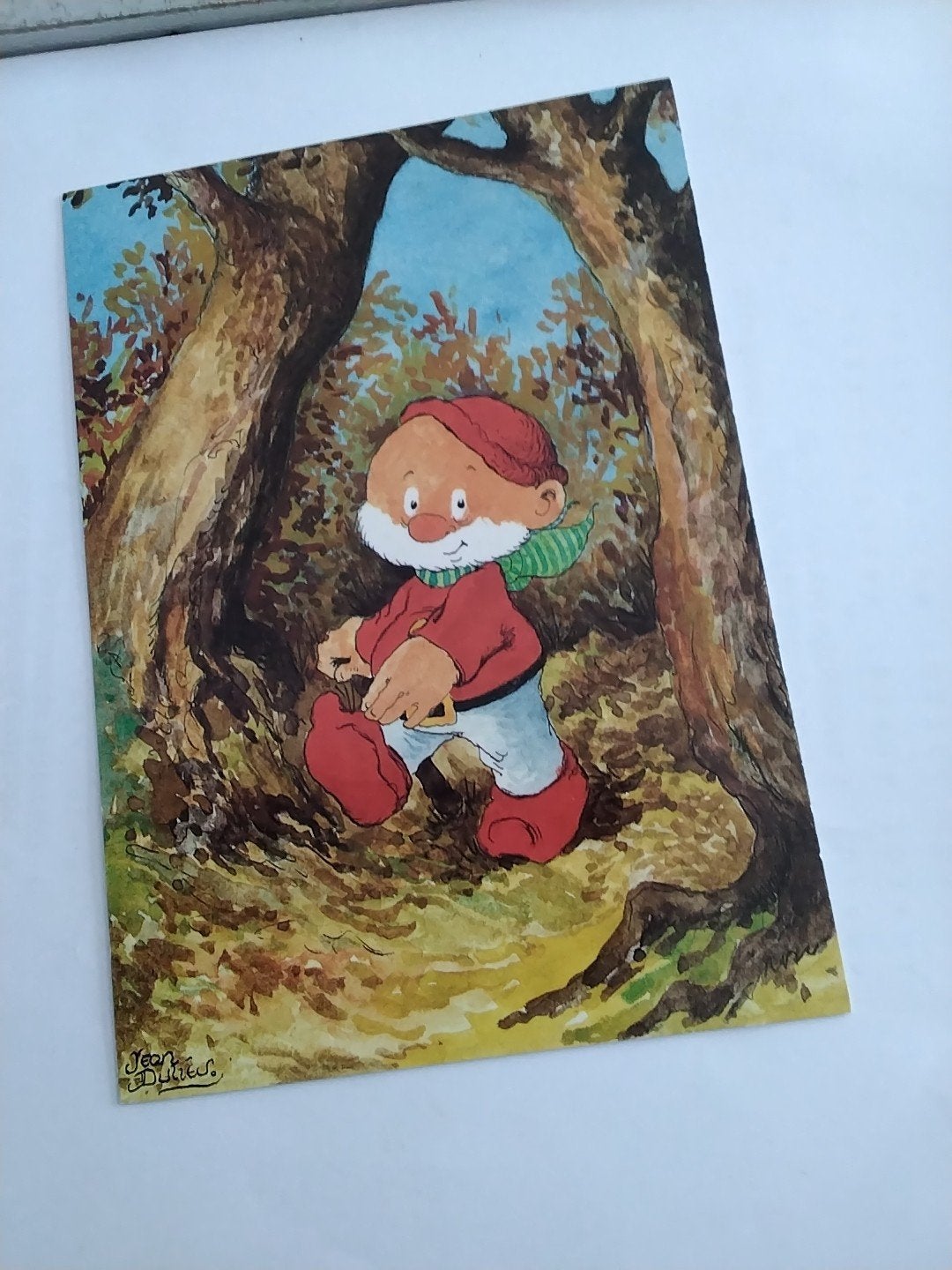 Vintage  Paulus de BosKabouter Ansichtkaart - Jean Dulieu, Verzamelen, Ansichtkaarten | Themakaarten, Ophalen of Verzenden, 1960 tot 1980