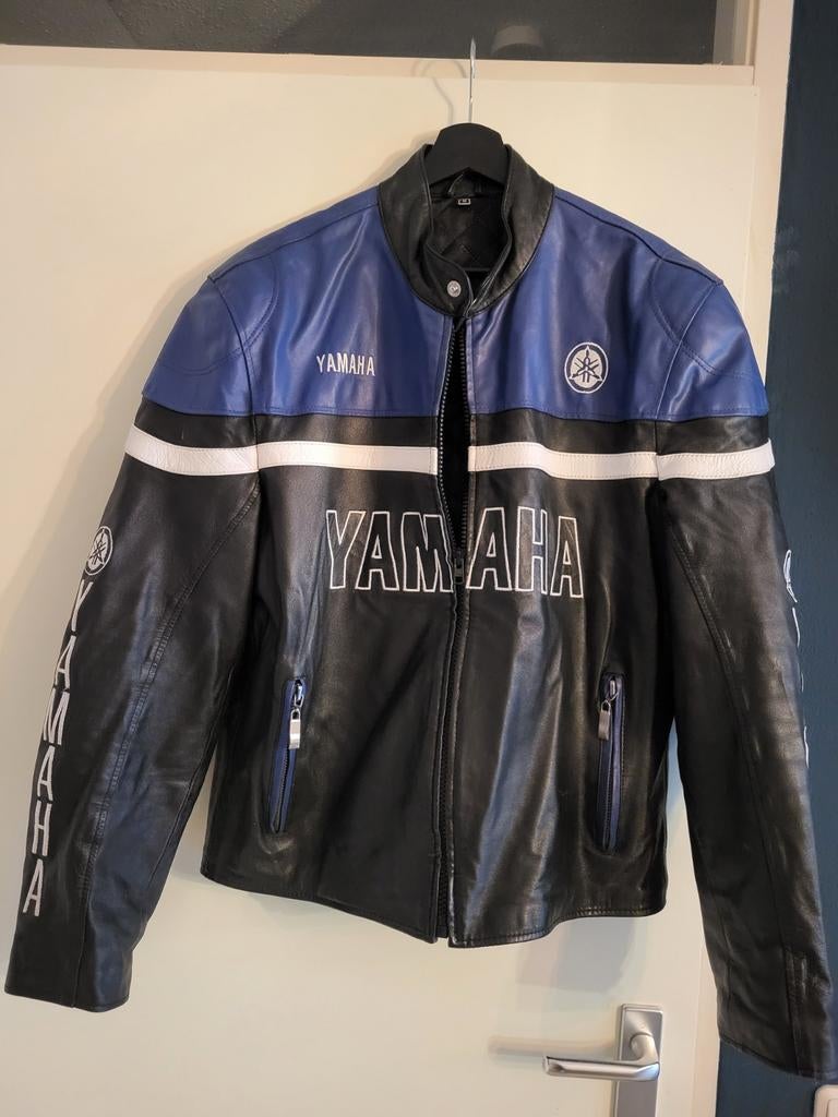 Yamaha motorjas van kalfsleer, Ophalen of Verzenden, Tweedehands, Heren, Jas | leer