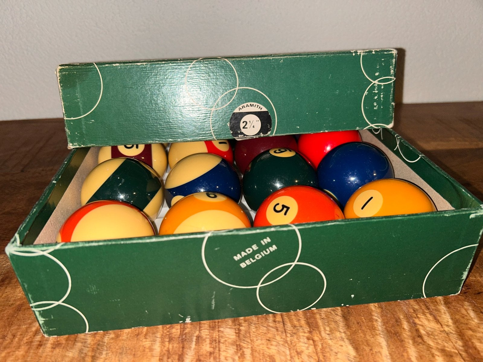 Aramith Poolballen Set 2 1/4" - Zo goed als nieuw, Ophalen of Verzenden, Zo goed als nieuw, Keu of Ballen