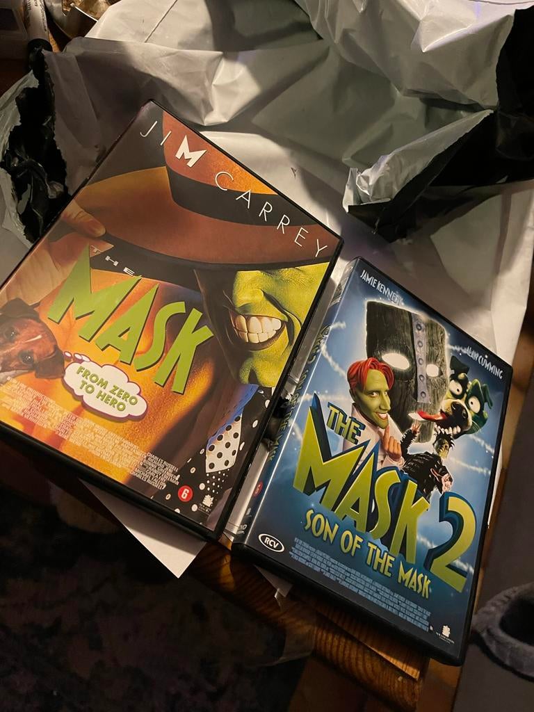 The Mask en Son of the Mask DVD's, Vanaf 6 jaar, Ophalen of Verzenden, Gebruikt
