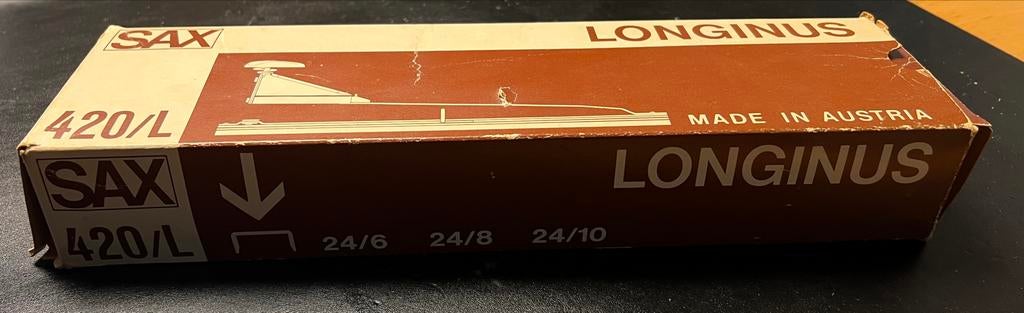 Vintage SAX Longinus 420/L nietmachine, Ophalen
