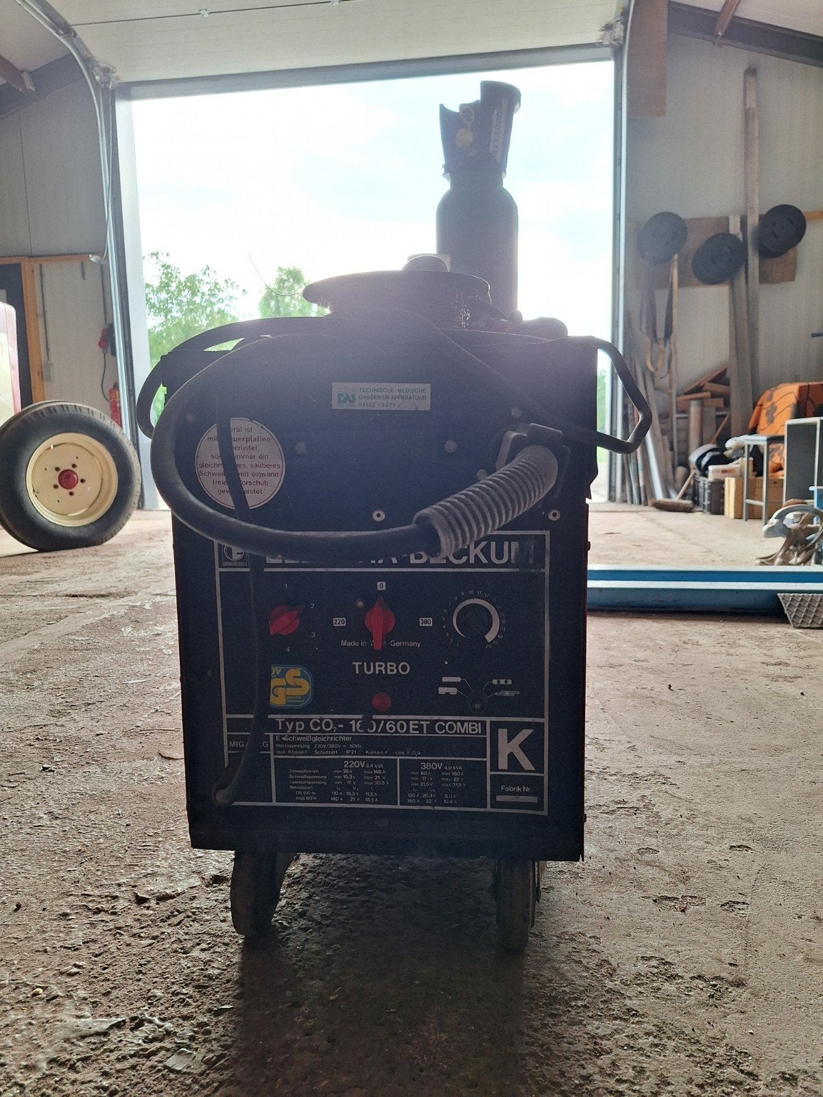 lasapparaat - ELECKTRUM Typ CO-1C J760ET COMBI, Ophalen, Gebruikt, Co2