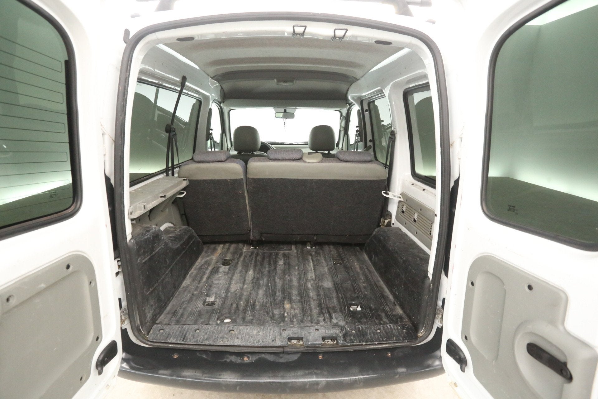 Renault Kangoo 1.2 | Marge | Schuifdeur | Radio (bj 2002), Auto's, Bestelauto's, Voorwielaandrijving, Stof, Wit, Bedrijf