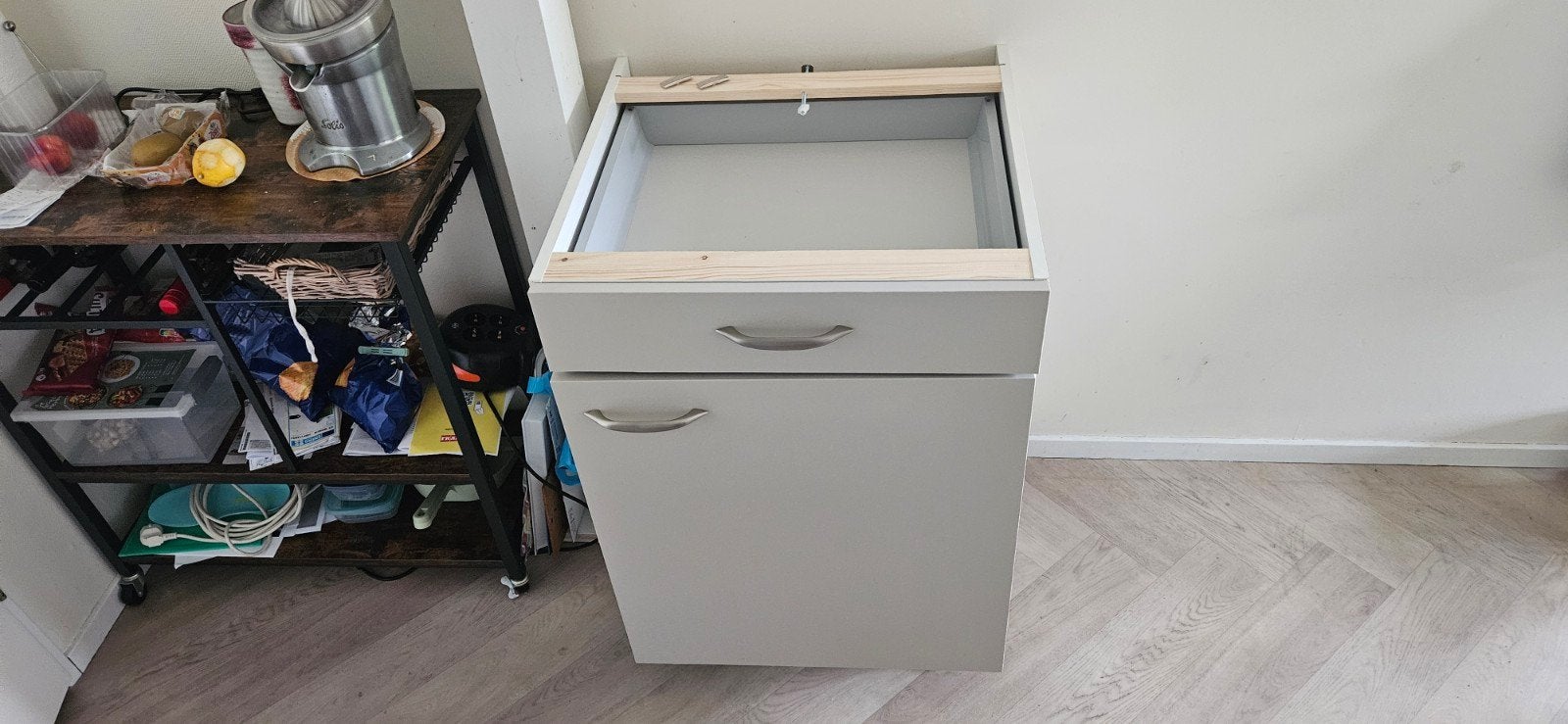 Bruynzeel kastblok los., Witgoed en Apparatuur, Vriezers en Diepvrieskisten, Zo goed als nieuw, Inbouw, 60 tot 90 cm, Ophalen