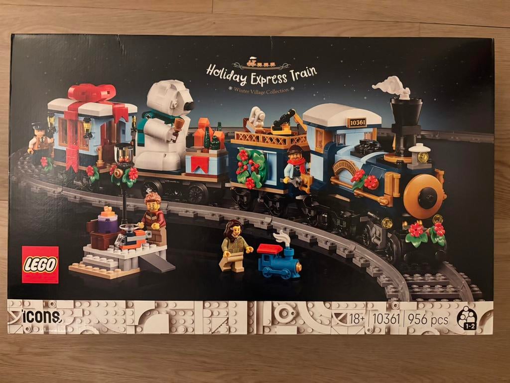 Lego Icons - Feestelijke kersttrein - 10361 - Nieuw, Ophalen, Nieuw, Complete set, Lego