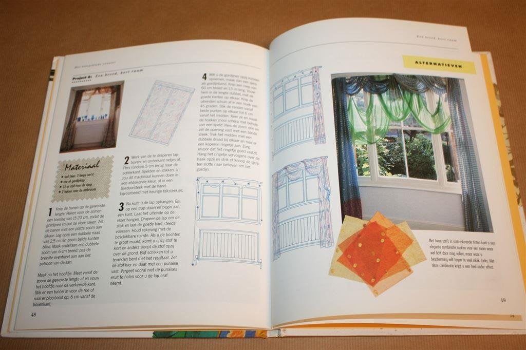 Het aangeklede venster. Gids aankleden van uw ramen., Ophalen of Verzenden, Gelezen, Interieur en Design