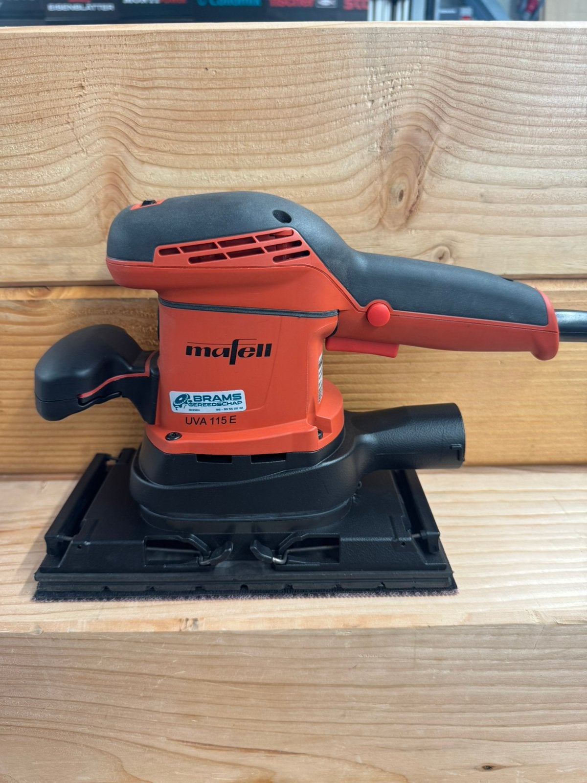 Mafell vlakschuurmachine UVA 115 W ex btw demo, Ophalen, Zo goed als nieuw, Minder dan 600 watt, Vlakschuurmachine