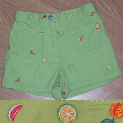 Groene Gymboree 'Fruit' short maat 104 NIEUW (0356) a, Broek, Meisje, Gymboree, Nieuw