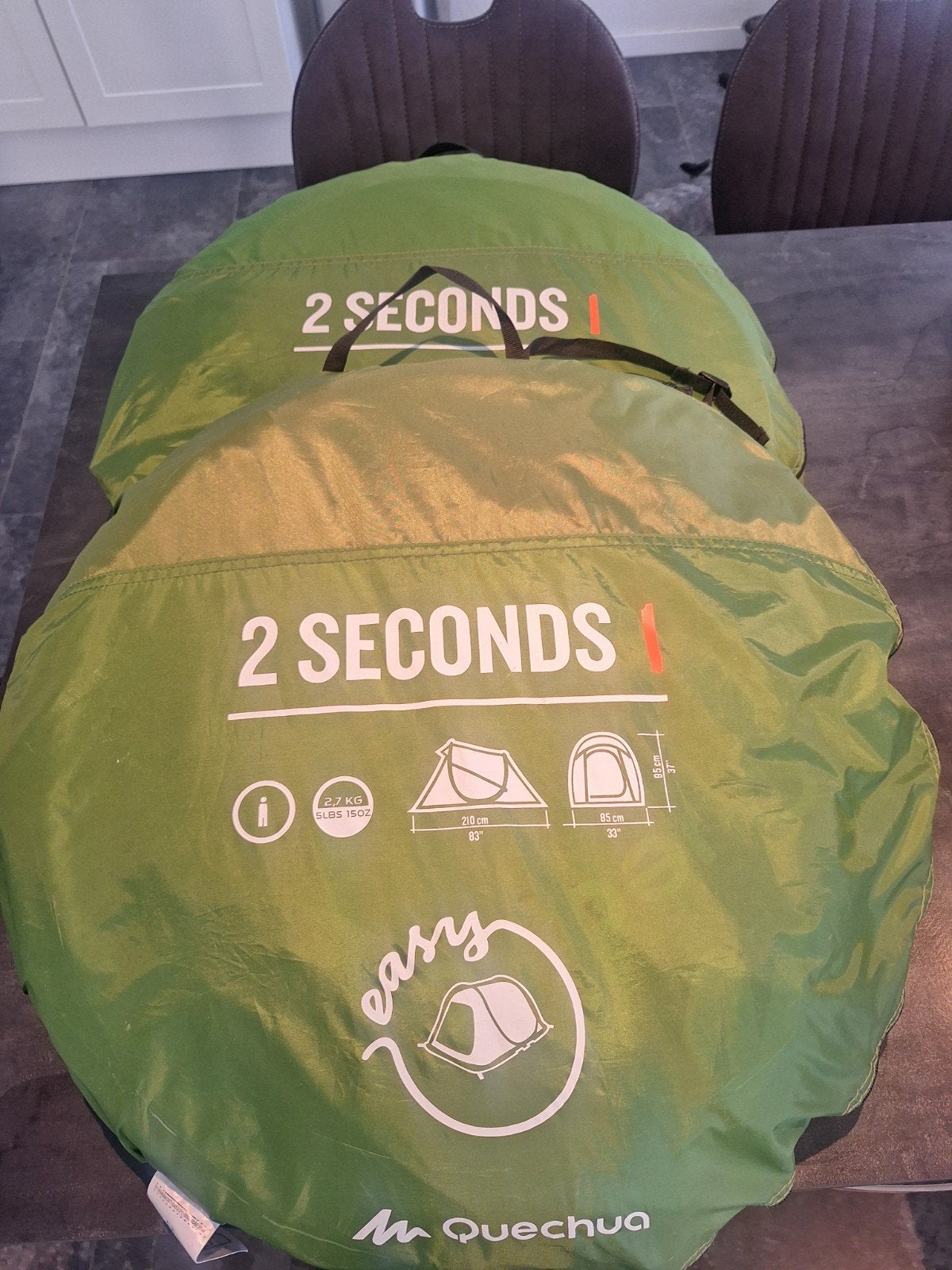 Quechua 2 Seconds Easy Tent - Snel op te zetten, Caravans en Kamperen, Ophalen of Verzenden