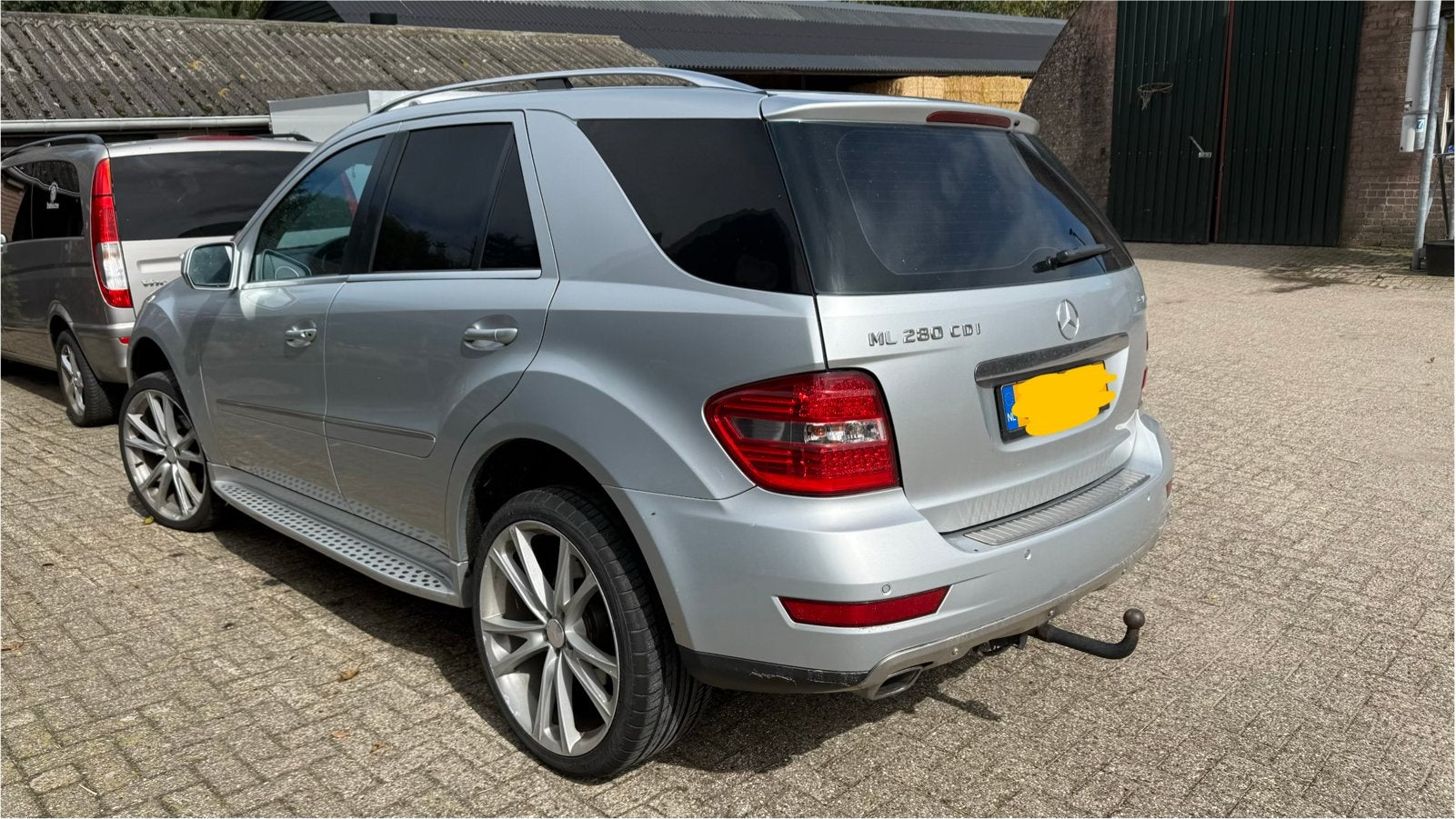 Mercedes ML velgen incl. zomerbanden 5x112, Auto-onderdelen, Gebruikt, 295 mm, Banden en Velgen, Overige maten