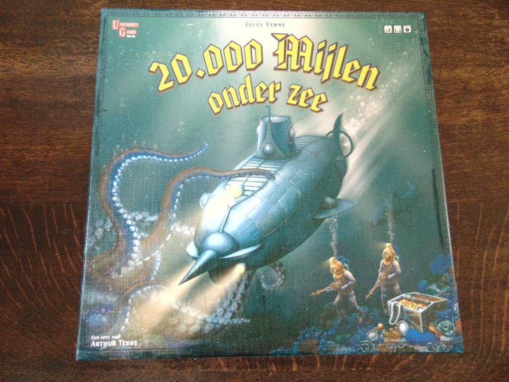 20.000 Mijlen onder Water Spel van University Games, Hobby en Vrije tijd, Een of twee spelers, Ophalen of Verzenden, Zo goed als nieuw