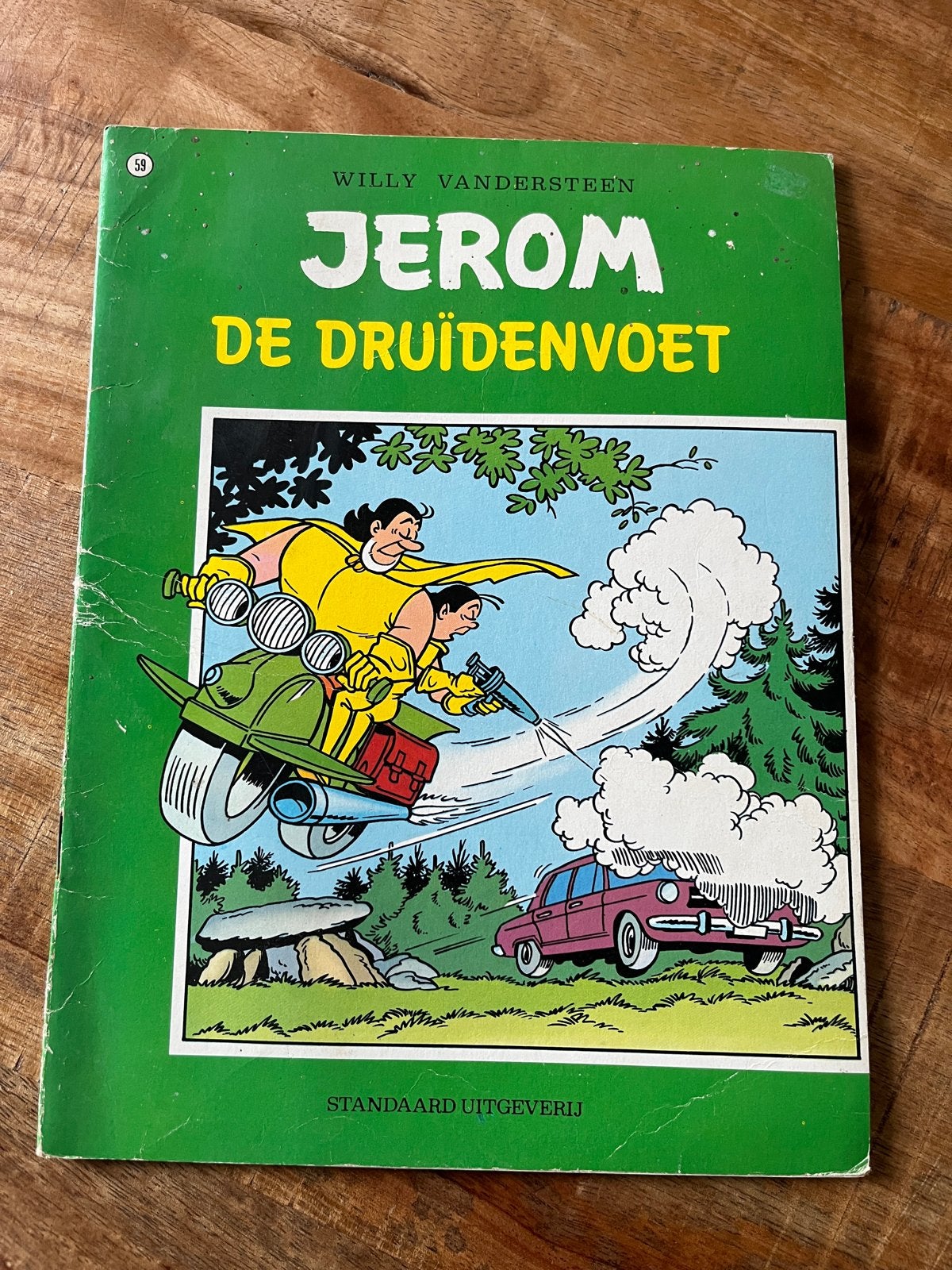 Jerom - De Druïdenvoet (nummer 59) - Willy Vandersteen, Eén stripboek, Ophalen of Verzenden, Gelezen
