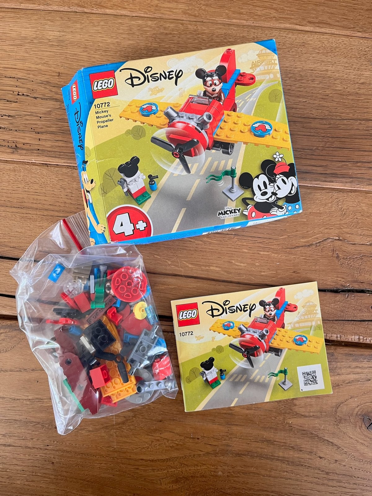 Lego Disney mickey mouse vliegtuig 10772, Ophalen of Verzenden, Zo goed als nieuw