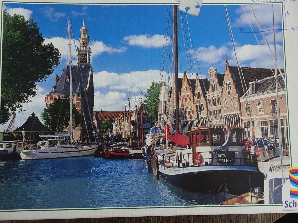 Legpuzzel hoorn schmidt puzzel 58102 , 1.000 Stuks, Ophalen of Verzenden, 500 t/m 1500 stukjes, Gebruikt, Legpuzzel