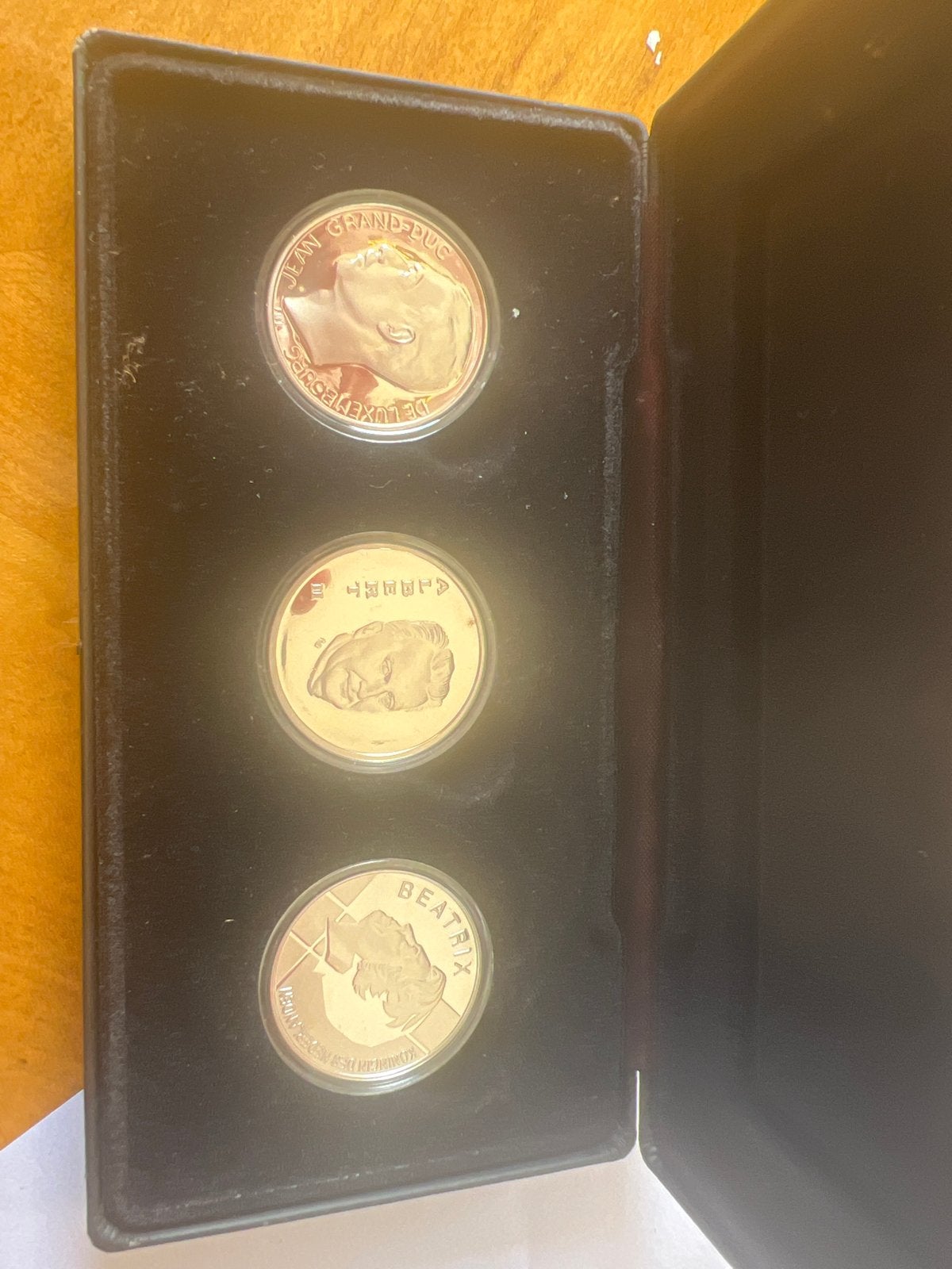 Zilveren munten set - Beatrix, Grand-Duc, Charlet, Setje, Koningin Beatrix, Zilver, Overige waardes